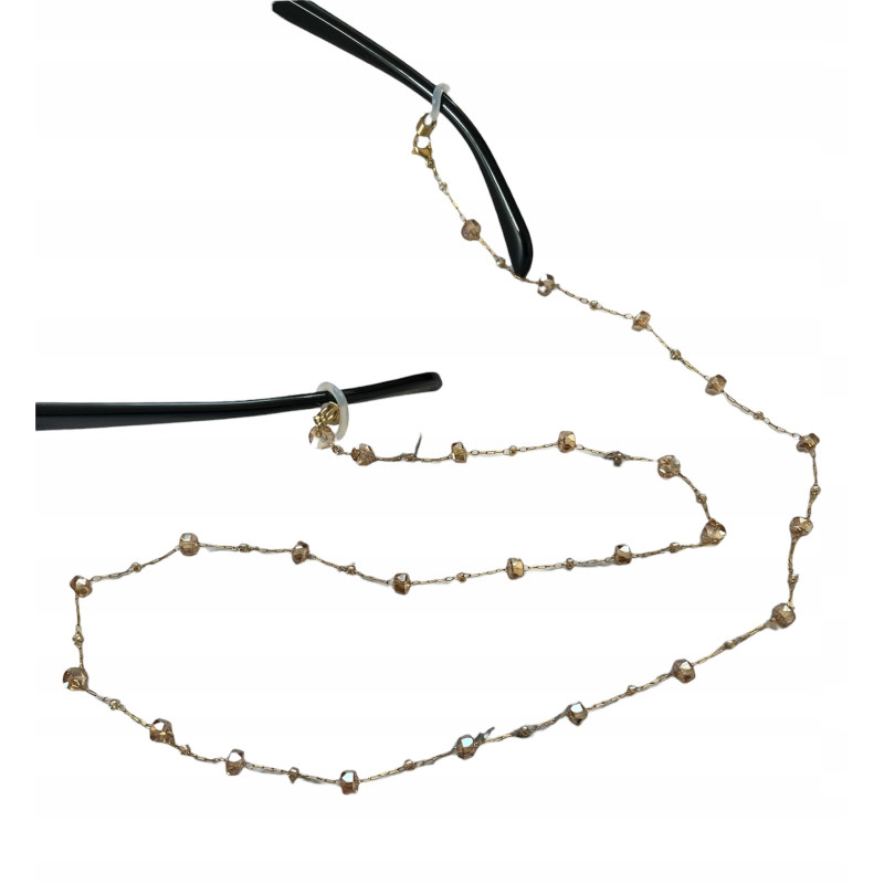 268 Łańcuszek do okularów KORALIKI STAL 316L