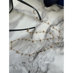 268 Łańcuszek do okularów KORALIKI STAL 316L