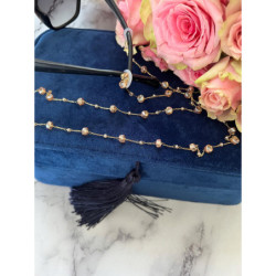 268 Łańcuszek do okularów KORALIKI STAL 316L