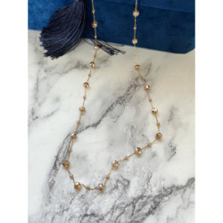 268 Łańcuszek do okularów KORALIKI STAL 316L