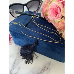 697 Łańcuszek do okularów złoty STAL