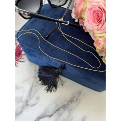 697 Łańcuszek do okularów złoty STAL