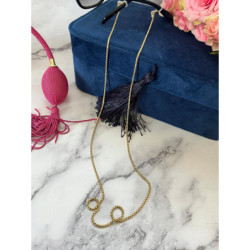 994 Złoty łańcuszek do okularów STAL