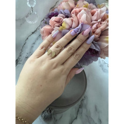 196 Pierścionek SKRZYDŁA SKRZYDEŁKA r 6/16mm stal