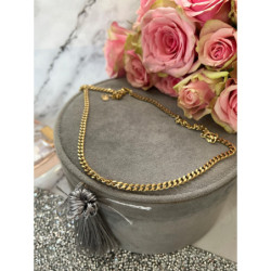 1260 Łańcuszek PANCERKA 60cm stal 316L