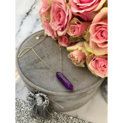 1295 NASZYJNIK WISIOREK KAMIEŃ AMULET TALIZMAN sta