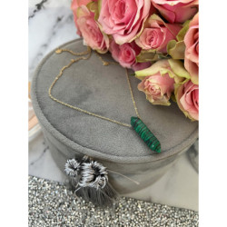 1293 NASZYJNIK WISIOREK KAMIEŃ AMULET TALIZMAN sta