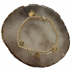 803 Złota bransoletka...