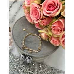 803 Złota bransoletka DRZEWKO DRZEWO stal 316L