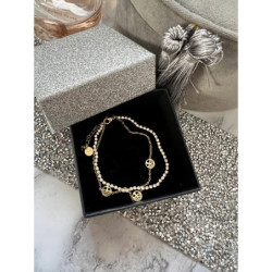 803 Złota bransoletka DRZEWKO DRZEWO stal 316L