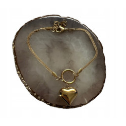 481 Złota bransoletka SERCE...