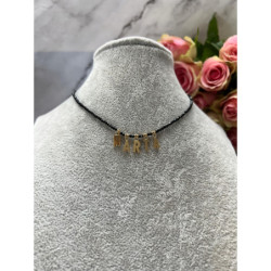 114 Złoty naszyjnik BLUEBERRY imię MARTA STAL HIT