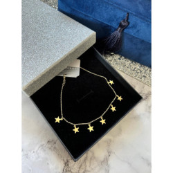 515 Bransoletka na nogę kostkę BLUEBERRY STAL 316