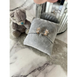 153 Złote kolczyki dla dziewczynki dziecka KOT