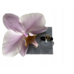 1281 Pierścionek czarny...