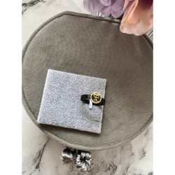 1281 Pierścionek czarny PREMIUM ROZ 8/18 HIT