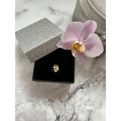 1279 Pierścionek czarny PREMIUM ROZ 9/19 HIT