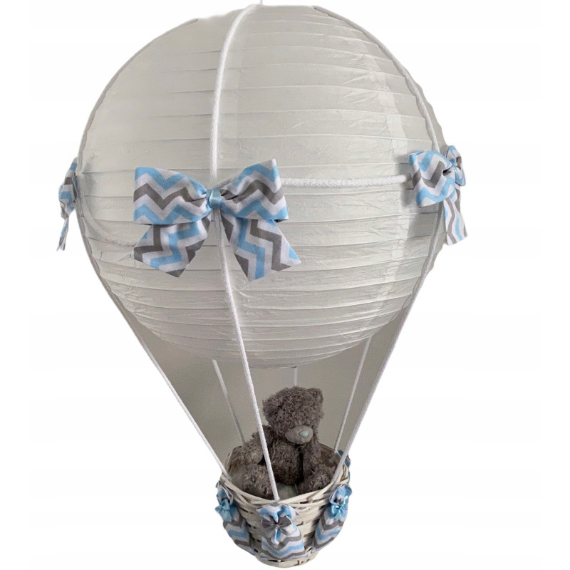 Lampa LATAJĄCY BALON z misiem ZYG ZAG NIEBIESKI