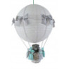 Lampa LATAJĄCY BALON z miś ZYG-ZAK SZARO MIĘTOWY