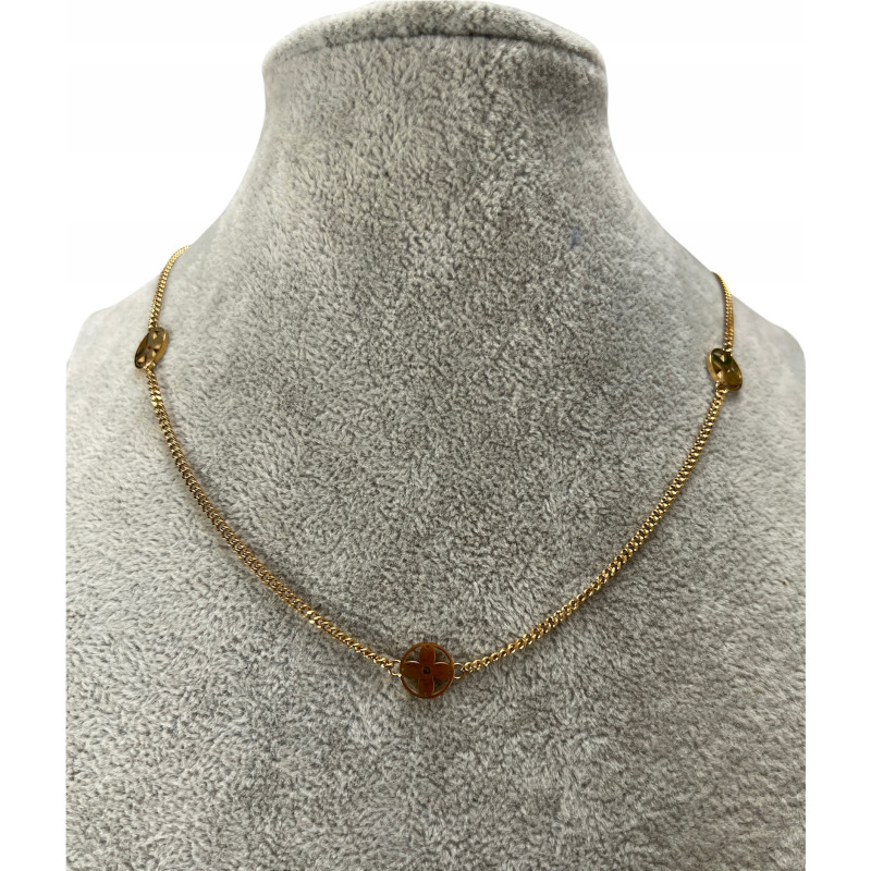 689 Złota celebrytka BLUEBERRY KONICZYNKA STAL 316