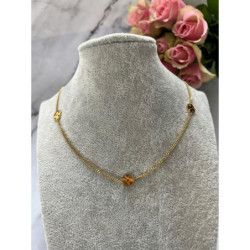 689 Złota celebrytka BLUEBERRY KONICZYNKA STAL 316