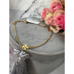 689 Złota celebrytka BLUEBERRY KONICZYNKA STAL 316