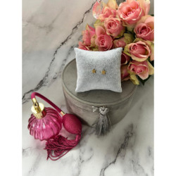 Złote kolczyki wkrętki GWIAZDKI GWIAZDY stal 316L