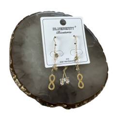 587 Kolczyki BLUEBERRY...