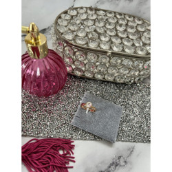 723 Pierścionek Xuping roz 8,9,10 kryształ górski