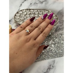 723 Pierścionek Xuping roz 8,9,10 kamień HOLO HIT