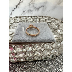 723 Pierścionek Xuping roz 8,9,10 kamień róż HIT