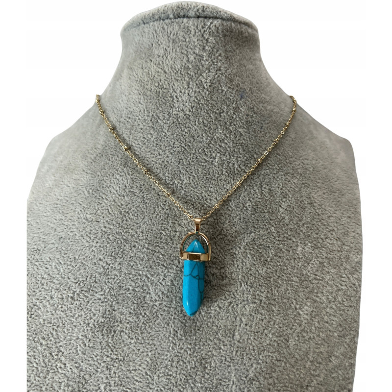 1139 NASZYJNIK WISIOREK KAMIEŃ AMULET TALIZMAN