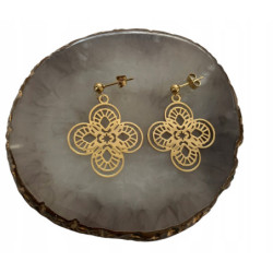 910 Złote kolczyki wiszące...