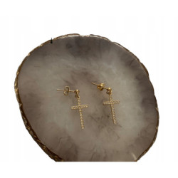 1037 Złote kolczyki...