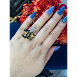 1149 Pierścionek obrączka roz 9/19mm cyrkonie