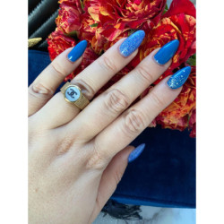 713 Pierścionek obrączka szeroka roz 9/19mm stal