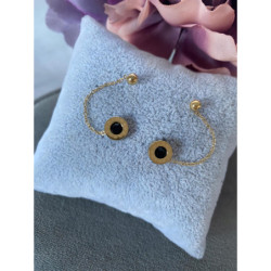 440 Nausznica nausznice łańcuszek ZEGAR stal 316L