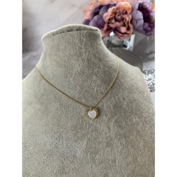 986 Złoty naszyjnik MOON RIVER SERCE SERDUSZKO