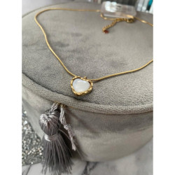 986 Złoty naszyjnik MOON RIVER SERCE SERDUSZKO