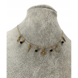 801 Złoty naszyjnik SERCE...