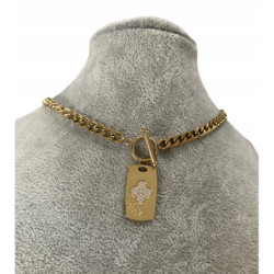 644 Złoty naszyjnik Moon...