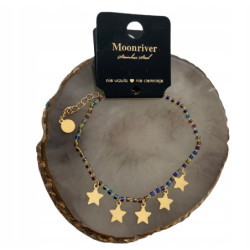 742 Złota bransoletka MOON...