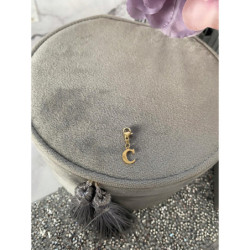 Zawieszka charms wisiorek LITERKA LITERA C stal