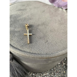 495 Zawieszka charms wisiorek KRZYŻ KRZYŻYK stal