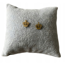 Złote kolczyki wkrętki...