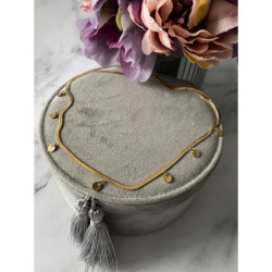 622 Złoty łańcuszek żmijka BLASZKI MONETKI stal