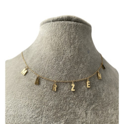 Złoty naszyjnik BLUEBERRY...