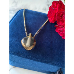 1308 Perfumetka KAMIEŃ KRYSZTAŁ KWARC SERCE stal