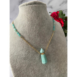 1317 Perfumetka KAMIEŃ KRYSZTAŁ AMAZONIT stal