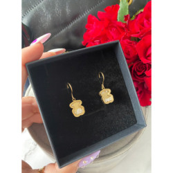 1174 Kolczyki wiszące PERŁY PEREŁKI stal 316L